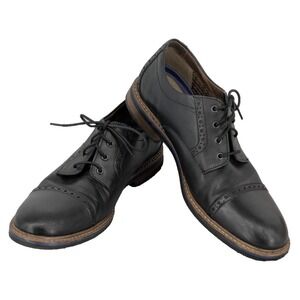 BOSTONIAN Oxford Black Shoes Mens 13M "Layered Comfort Footbed"  India